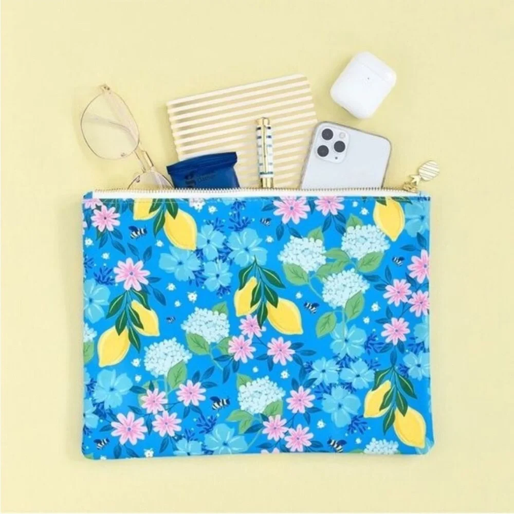 Simplified by Emily Ley Bees in Bloom Planner Pouch and Faith Workbook NWT